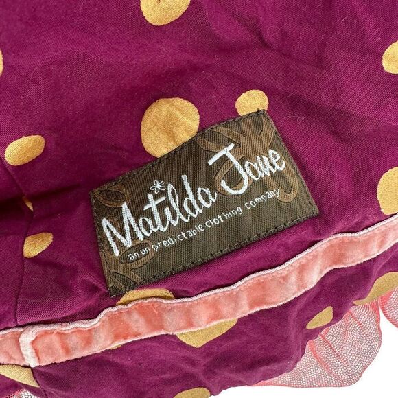Matilda Jane Nicoletta Dress Tulle Tutu Polka Dot Friends Forever Girls Size 6 - Picture 5 of 10